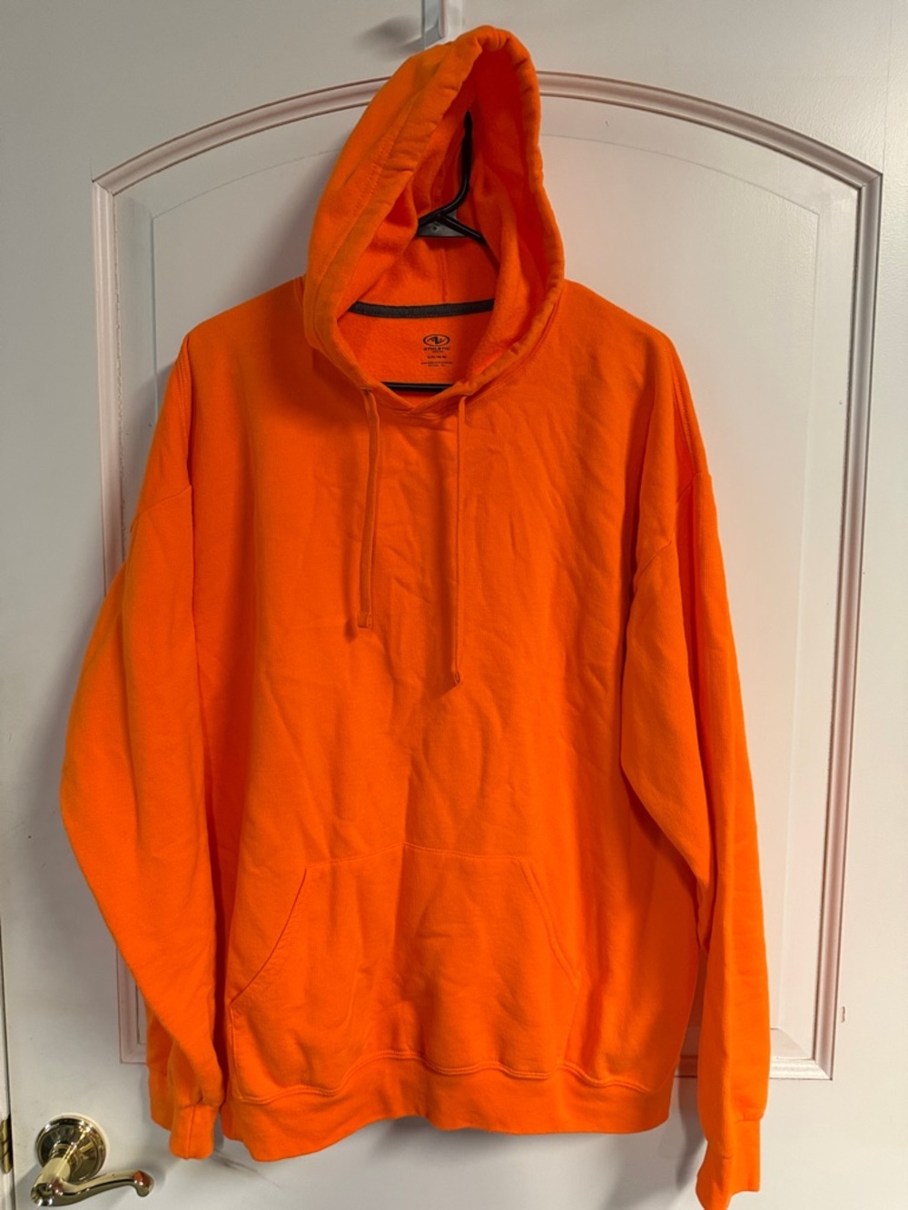 Athletic Works Bright Orange Hooded Sweatshirt
